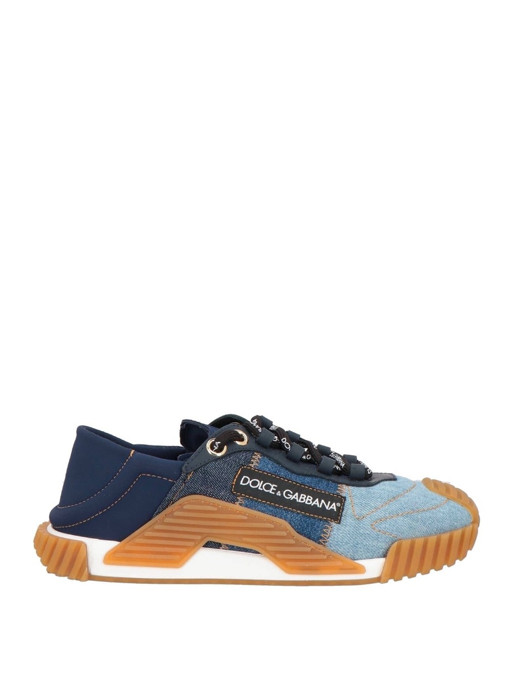 Dolce & Gabbana Blue Denim Sneakers Kids US 3 NWT